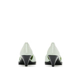 Prada Cut-Out Satin Pumps