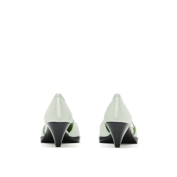 Prada Cut-Out Satin Pumps