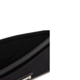 Prada Nylon And Leather Card Holder