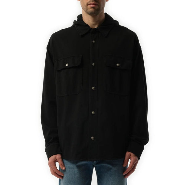 Palm Angels Classic Logo Hooded Overshirt