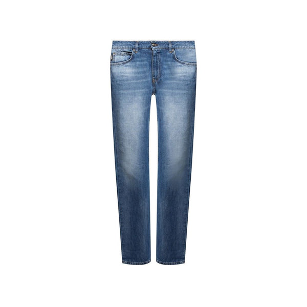 Versace Cotton Logo Denim Jeans