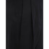 Salvatore Ferragamo Silk And Linen Pants
