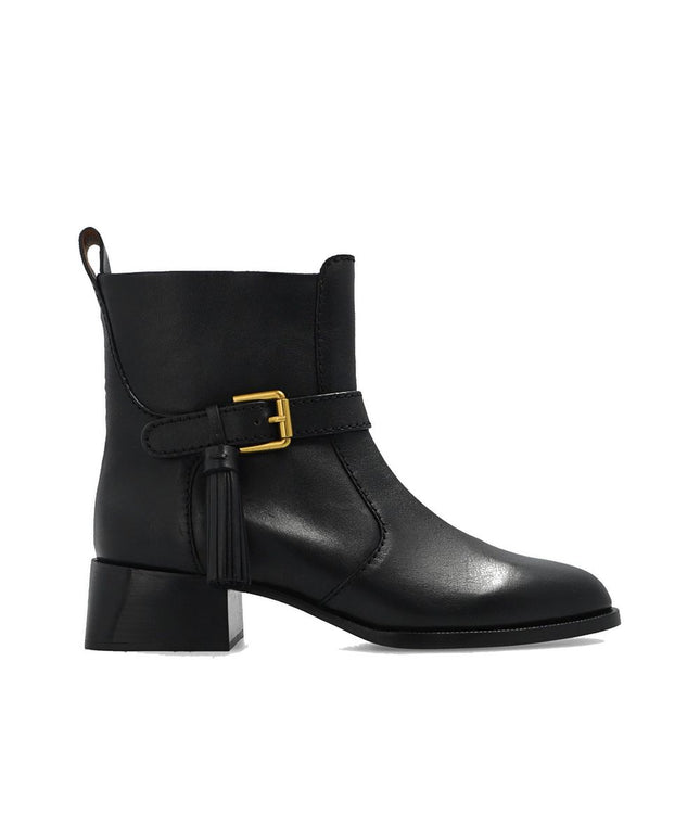 See By Chloé Lory Leather Ankle Boots