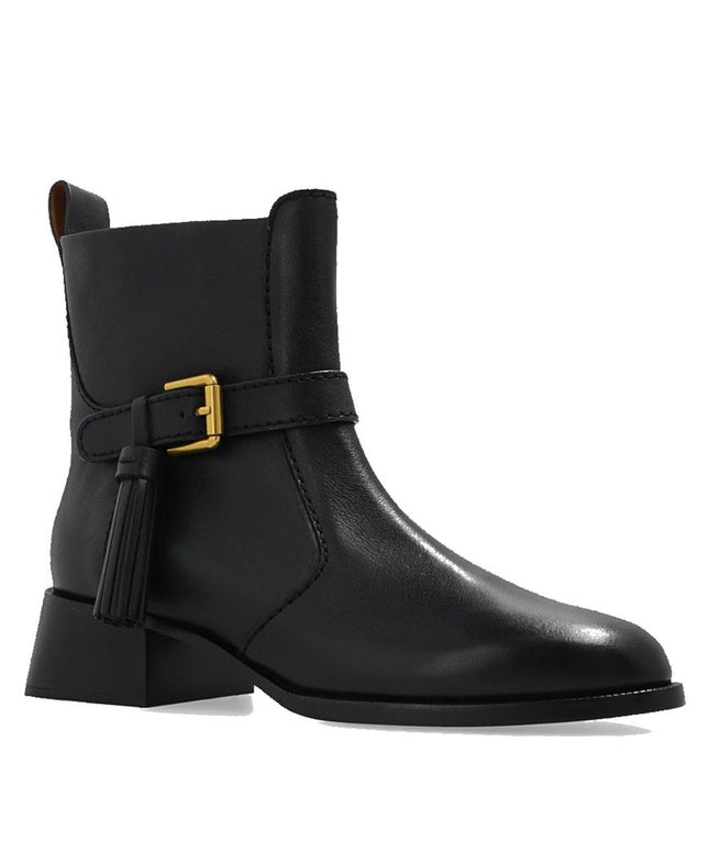 See By Chloé Lory Leather Ankle Boots