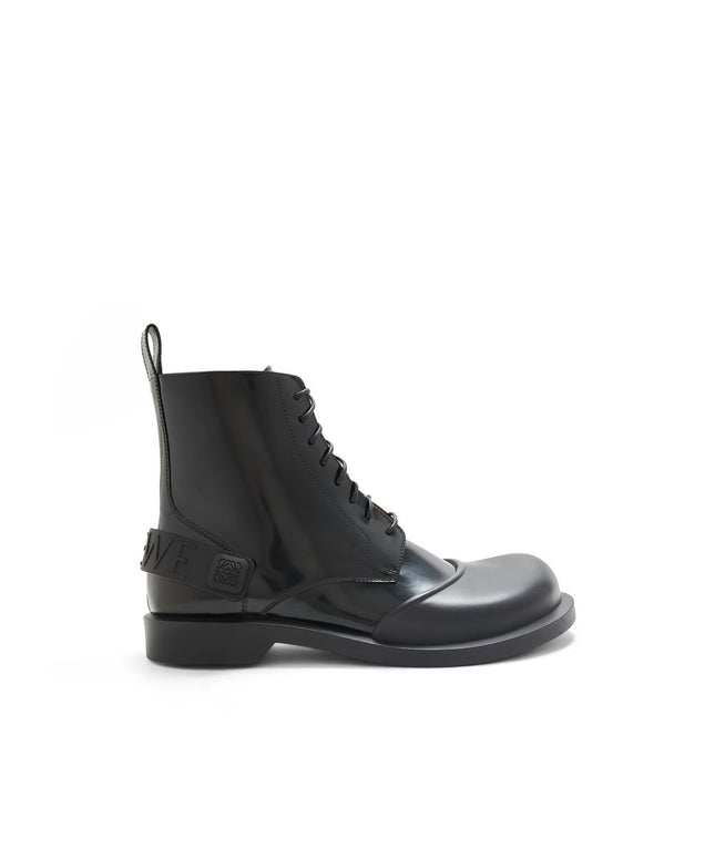 Loewe Leather Lace-Up Boots