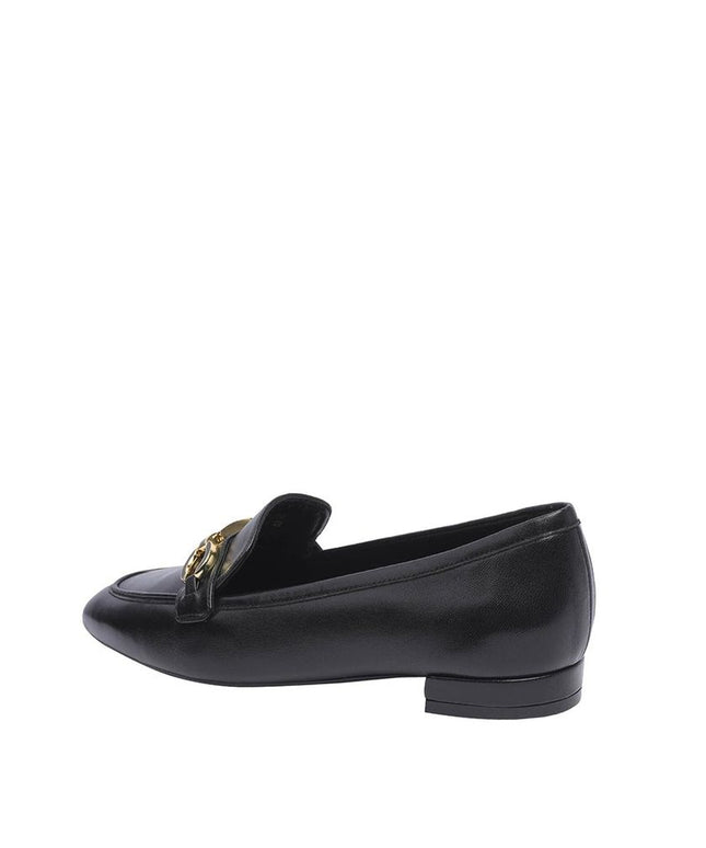Stuart Weitzman Signature Square Leather Loafers