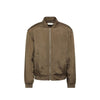 Saint Laurent Twill Teddy Bomber Jacket