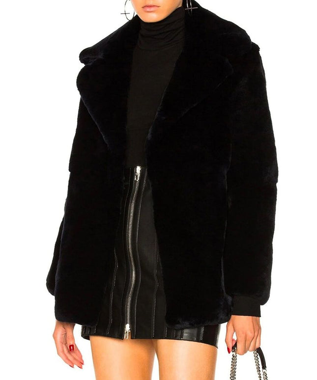 Alberta Ferretti Friday Rabbit Fur Jacket