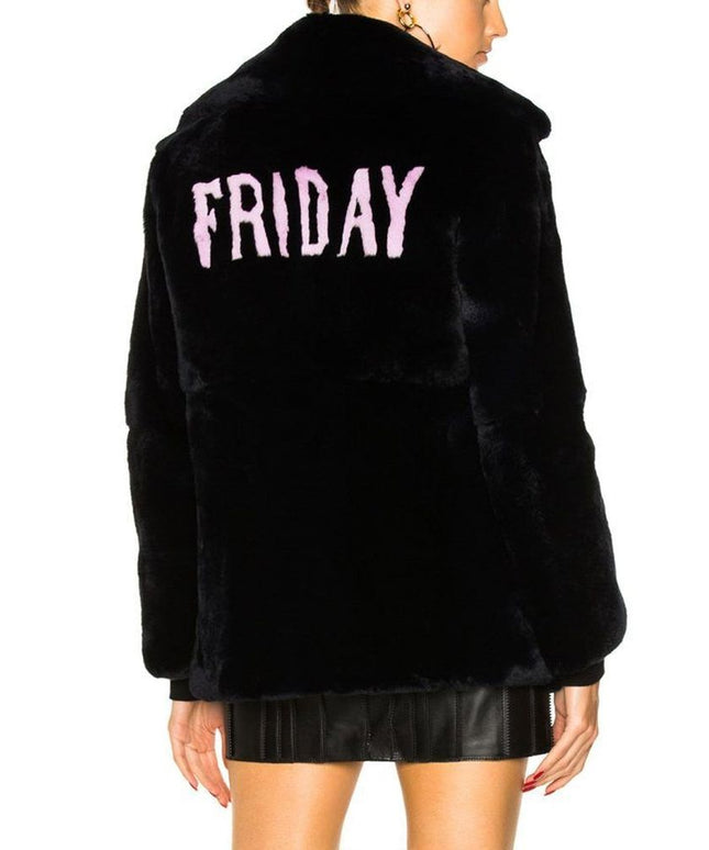 Alberta Ferretti Friday Rabbit Fur Jacket