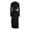 Off-White Cut-Out Midi Dress