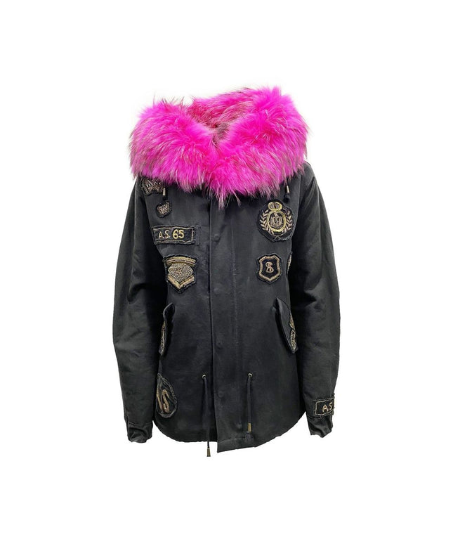 AS65 Canvas Embellished Parka Jacket