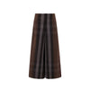 Burberry Checked Wide Leg Canvas Pants