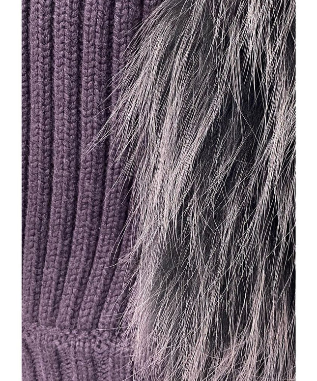 Fabiana Filippi Fox Fur Knitted Vest Jacket