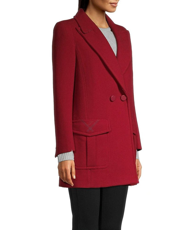 Fendi Fur Collar Wool Coat