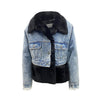 FORTE DEI MARMI COUTURE Fur Lining Denim Jacket