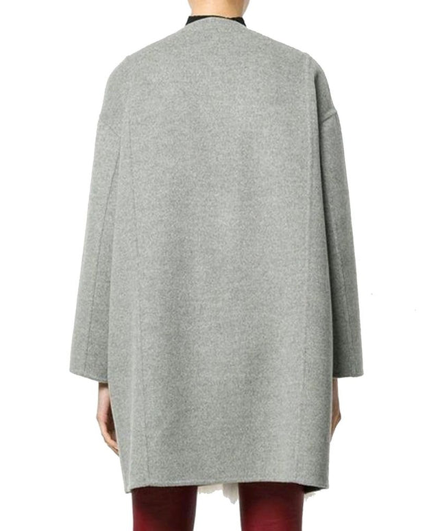 Fendi Fur Trim Cashmere Coat