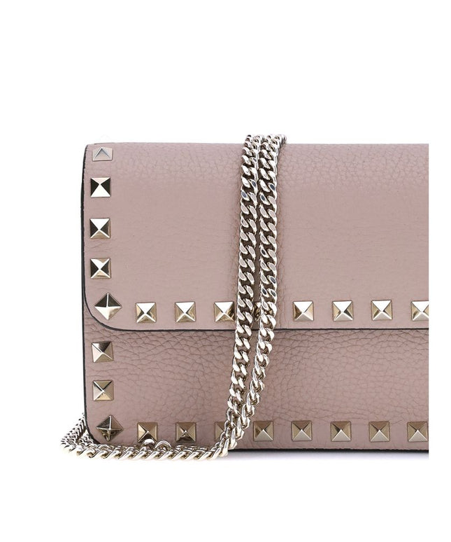 Valentino Garavani Rockstud Pochette with chain