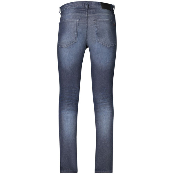 Hugo Boss Blue Cotton Men's Slim Fit Jean