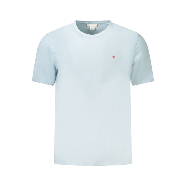 Calvin Klein Blue Cotton Men T-Shirt