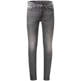 Calvin Klein Calvin Klein Black Cotton Men's Slim Taper Jeans (Waist & Length Size: W31 | L32, nan: nan, nan: nan)