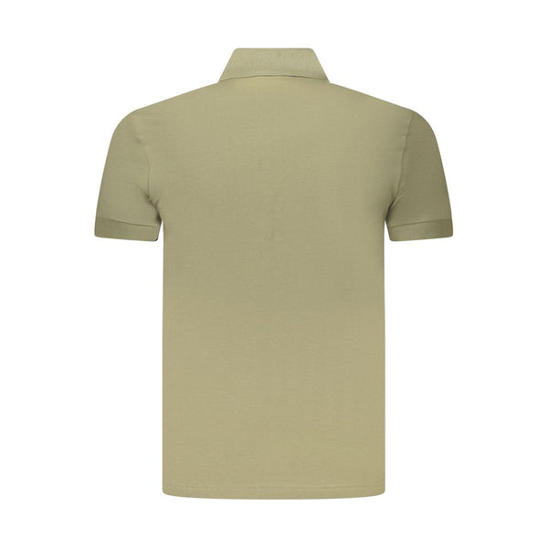 Hugo Boss Green Cotton Men Polo Shirt