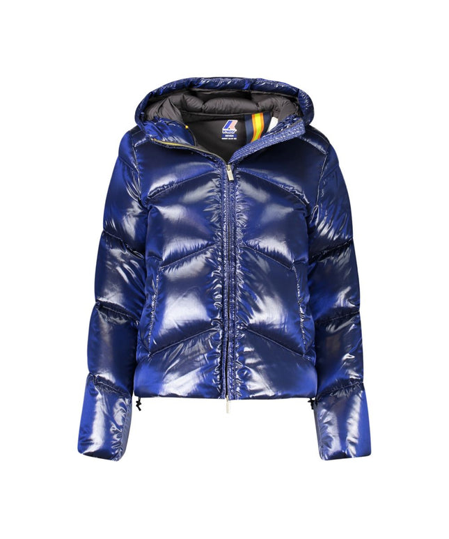K-WAY Blue Polyamide Jackets & Coat