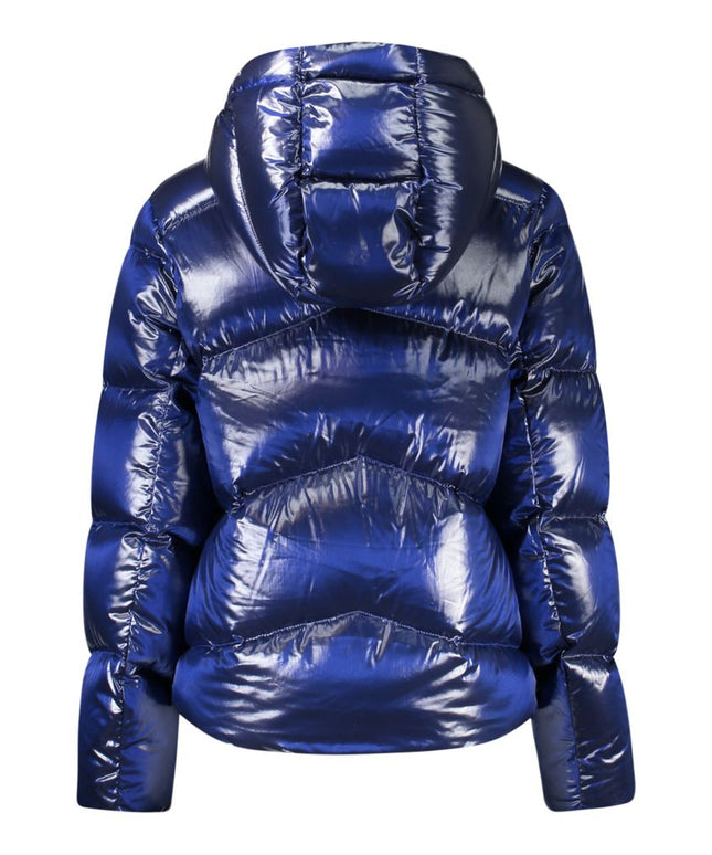 K-WAY Blue Polyamide Jackets & Coat