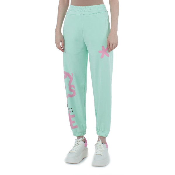Comme Des Fuckdown Green Cotton Jeans & Pant