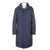 Made in Italy Blue Wool Men's Raincoat