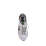 Golden Goose White Calf Leather Bos Taurus Low Top Sneakers