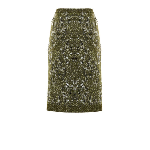 Gucci Green Viscose Skirt