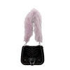 Miu Miu Purple Fur Shoulder Bags