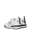 Love Moschino White Leather Low Tops