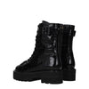 Stuart Weitzman Black Leather Ankle Boots