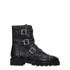 Stuart Weitzman Black Leather Ankle Boots