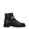 Stuart Weitzman Black Leather Ankle Boots