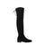 Stuart Weitzman Black Leather Over The Knee