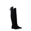 Stuart Weitzman Black Leather Over The Knee