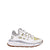 Versace White Leather Athletic Sneakers