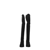 Stuart Weitzman Black Leather Over The Knee