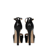 Stuart Weitzman Black Leather Platforms