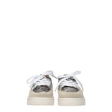 Mou Gray Leather Low Tops