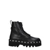 Furla Black Leather Ankle Boots