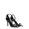 Furla Black Leather Stiletto Heels Sandals