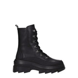 Stuart Weitzman Black Leather Ankle Boots