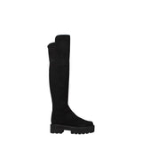Stuart Weitzman Black Leather Over The Knee