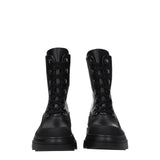 Stuart Weitzman Black Leather Ankle Boots