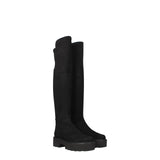 Stuart Weitzman Black Leather Over The Knee