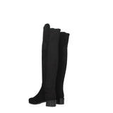 Stuart Weitzman Black Leather Over The Knee