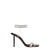 Amina Muaddi Black Crystals Stiletto Heels Sandals